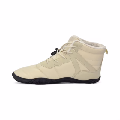 Alternative view of Pure Explorer Barfotaskor dam fodrade vit